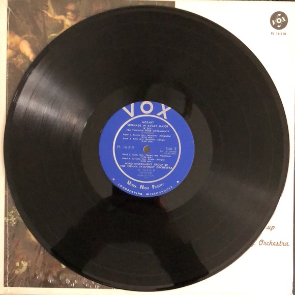 Mozart Serenade Perf. By The Vienna Symphony Orchestra Vinyl Lp - Picture 9 of 9